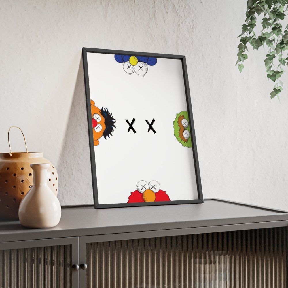 Kaws Sesame Street Poster - Poster Kingz