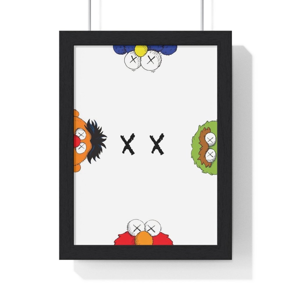 Kaws Sesame Street Poster - Poster Kingz