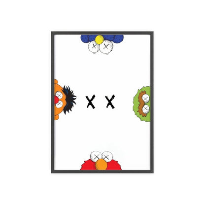 Kaws Sesame Street Poster - Poster Kingz