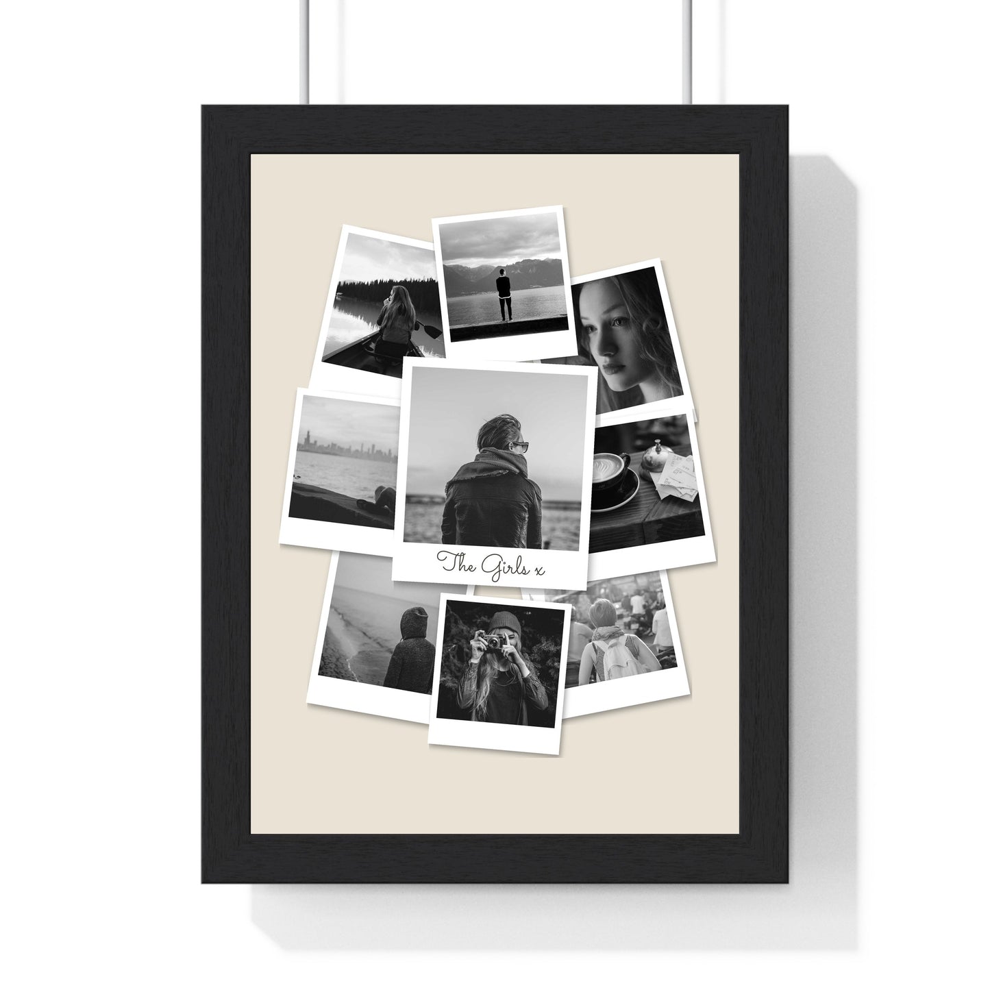 Personalised Polaroid Photo Collage Print | Custom Photo Poster | Best Friend Gift
