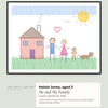 Personalised Kids Drawing Print - second design