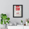 Keith Deller World Darts Final 1983 Darts Poster - 138 Checkout v Bristow Shirt Print framed on a living room wall