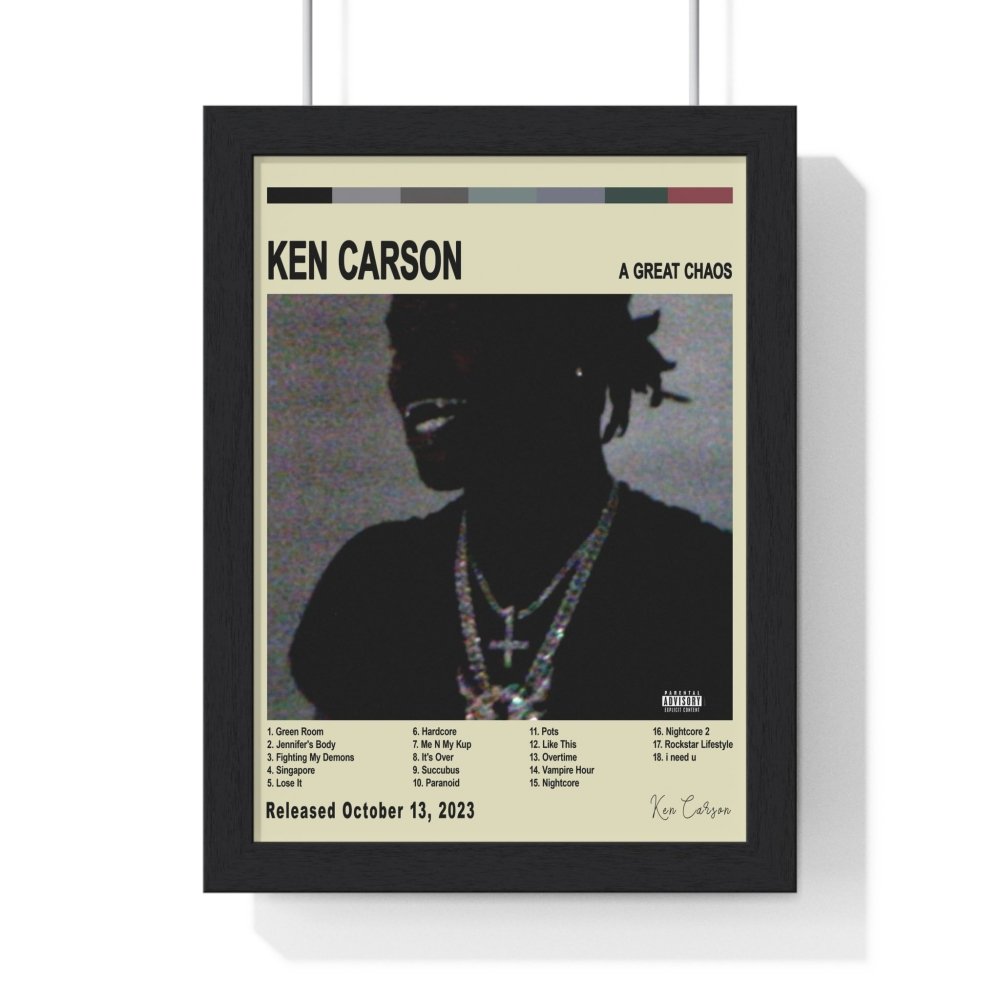 Ken Carson - A Great Chaos Album Cover Poster - Poster Kingz