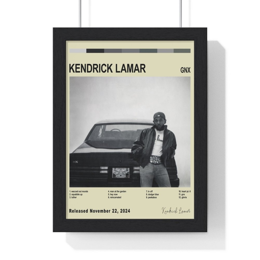 Kendrick Lamar Album Cover Poster - Poster Kingz - A5 (unframed) - GNX - Vintage