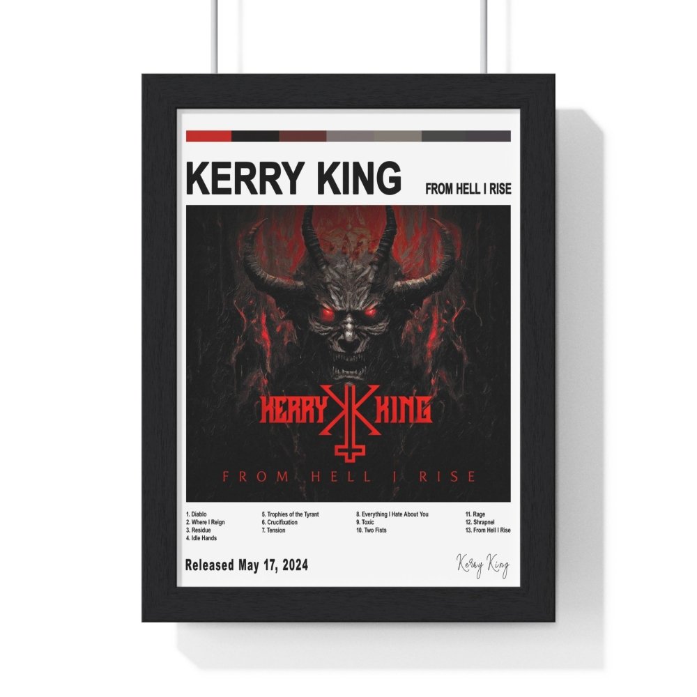 Kerry King - From Hell I Rise Album Cover Poster - Poster Kingz