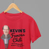 Blue t-shirt with Kevin's Famous Chilli Shirt - The Office Comfortable Cotton Blend back view