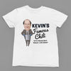 Red t-shirt with Kevin's Famous Chilli Shirt - The Office Comfortable Cotton Blend wall display