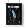 Kiawah Island 17th Hole print framed in a black frame, ready to hang