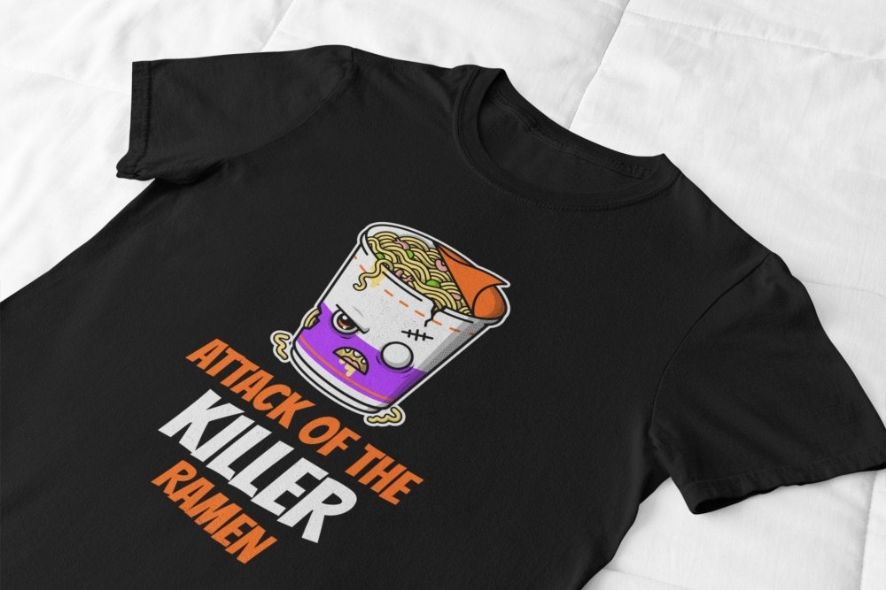 Killer Ramen Halloween Food T-Shirt/Sweatshirt - Poster Kingz