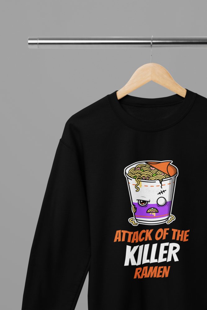 Killer Ramen Halloween Food T-Shirt/Sweatshirt - Poster Kingz