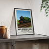 Framed King George V GWR King Class poster