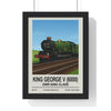 Framed King George V GWR King Class poster