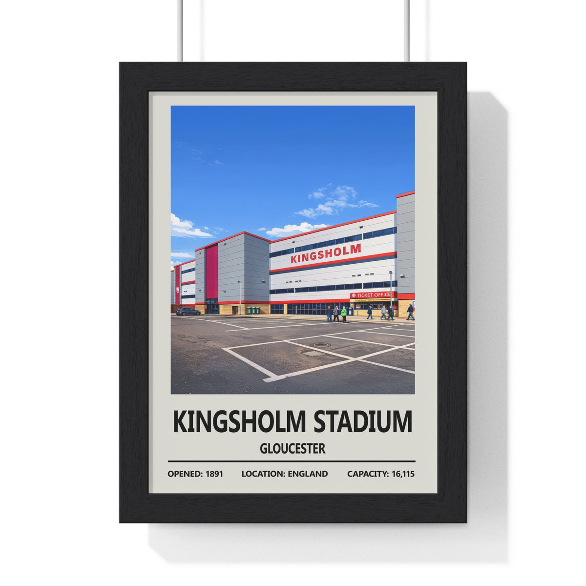 Kingsholm Stadium Gloucester Print