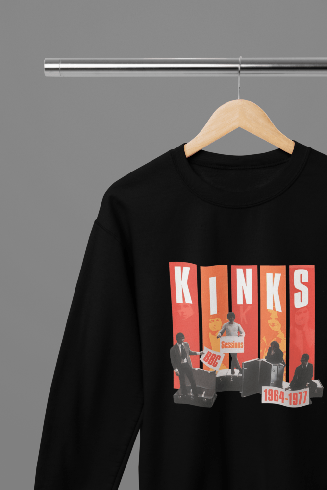 Kinks T-Shirt/Sweatshirt - Poster Kingz - S - Sweatshirt - Black