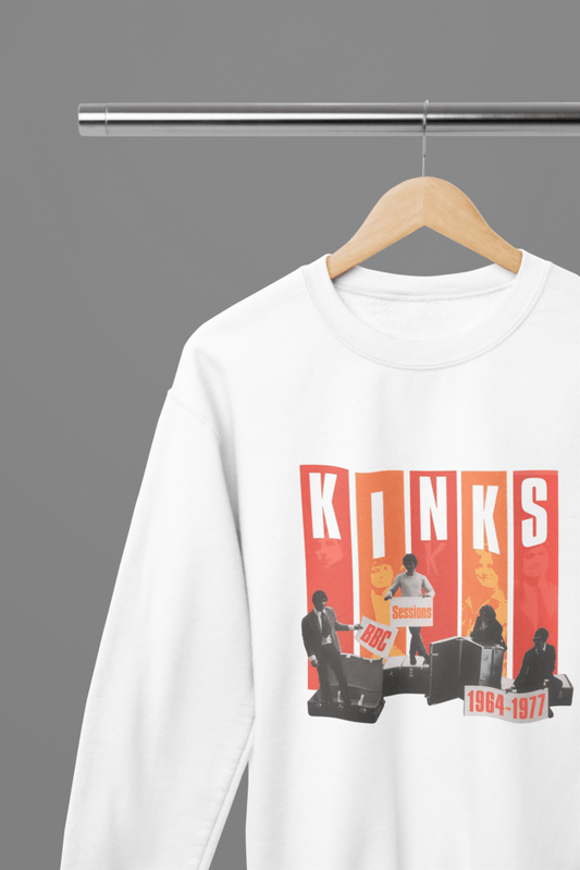 Kinks T-Shirt/Sweatshirt - Poster Kingz - S - Sweatshirt - White