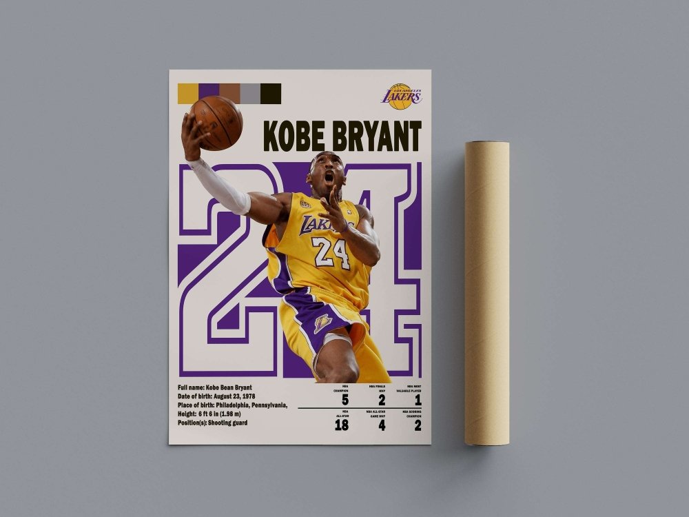 Kobe Bryant NBA Poster - Poster Kingz