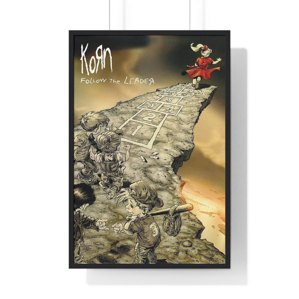 Korn Follow The Leader album artwork maxi poster 61x91.5cm framed