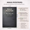Maxi poster size guide 61 x 91.5 cm