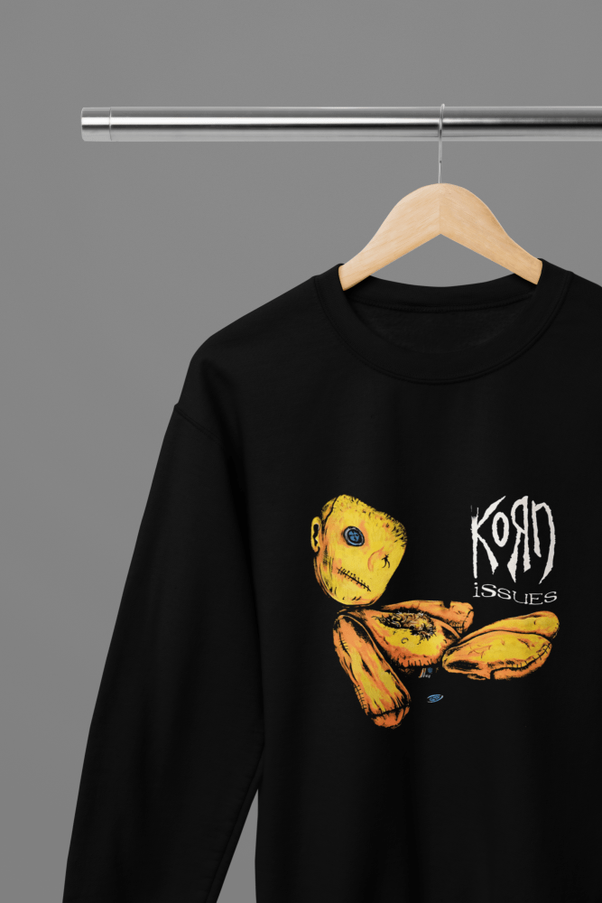 Korn T-Shirt/Sweatshirt - Poster Kingz - S - Design 1 Sweatshirt - Black