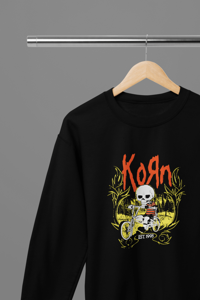 Korn T-Shirt/Sweatshirt - Poster Kingz - S - Design 2 Sweatshirt - Black