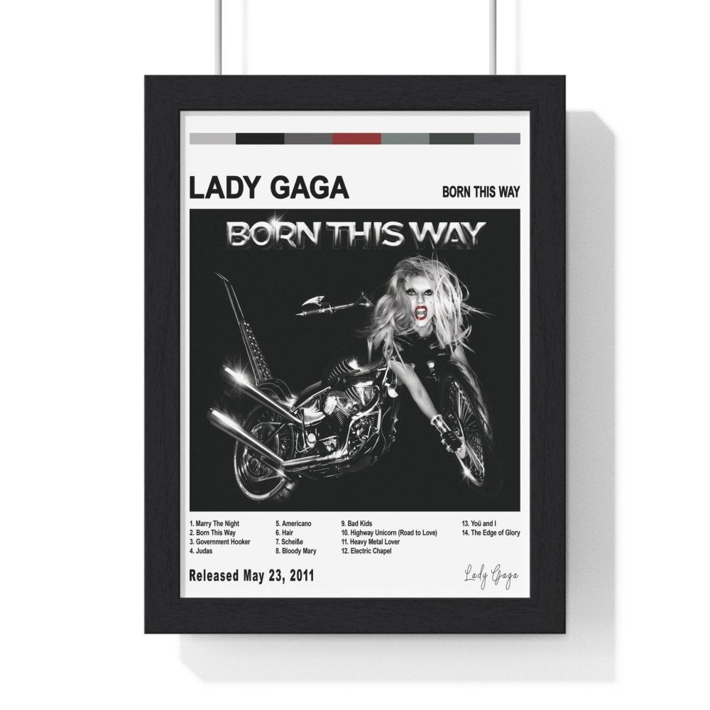 Lady Gaga - Born This Way Album Poster - Poster Kingz