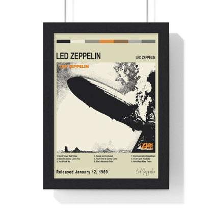 Led Zeppelin Album Poster - Poster Kingz - A5 (unframed) - Led zeppelin l - Vintage