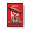 Framed Led Zeppelin Mothership Airship Artwork maxi poster