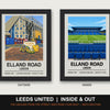 Leeds United Inside & Out Stadium Set | Elland Road + Inside Stadium Prints