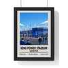 Leicester King Power Stadium framed poster football wall art