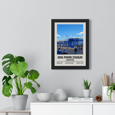 King Power Stadium framed print Leicester City FC home ground