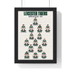 Leicester Tigers Greatest XV print in a black frame