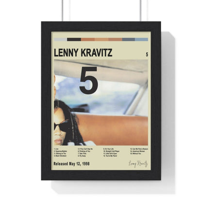 Lenny Kravitz - 5 Album Cover Poster - Poster Kingz - A5 (unframed) - Vintage - 