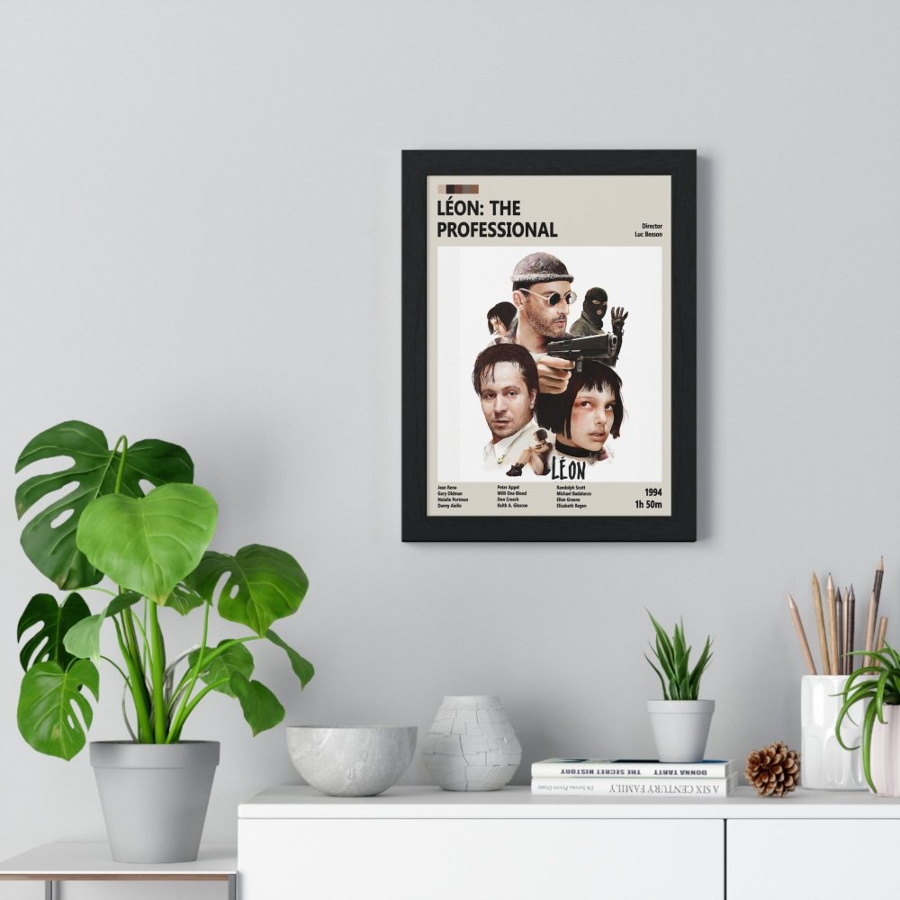 Léon: The Professional – Action Art Print - Poster Kingz - A5 (Poster) - 