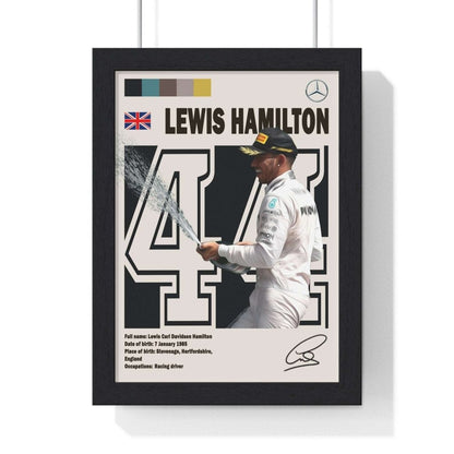 Lewis Hamilton F1 Poster - Poster Kingz