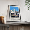 Liberty Stadium Swansea poster framed displaying Swansea City home ground