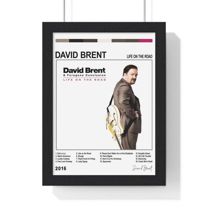 Life on the Road David Brent Poster - Poster Kingz - A5 (unframed) - White AlbumArt