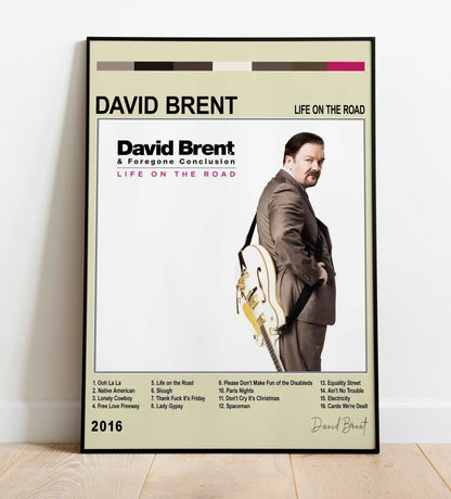 Life on the Road David Brent Poster - Poster Kingz AlbumArt