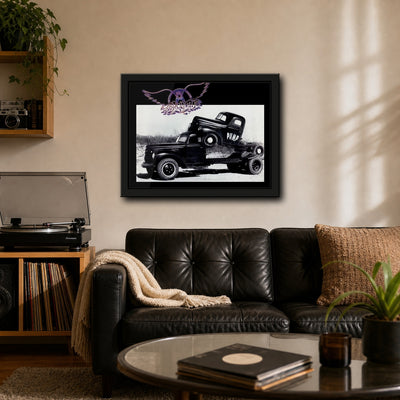 Aerosmith Pump Framed or Unframed 30x40cm Music Poster - Aerosmith wall art lifestyle wall mockup