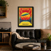 Led Zeppelin Celebration Day Framed or Unframed 30x40cm Music Poster - Led Zeppelin wall art lifestyle wall mockup
