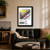 The Beatles Please Please Me Collector Print Framed or Unframed 30x40cm Music Poster - The Beatles wall art lifestyle wall mockup