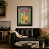 Pink Floyd '66 Framed or Unframed 30x40cm Music Poster - Pink Floyd wall art lifestyle wall mockup