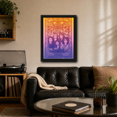 Aerosmith Let Rock Rule Framed or Unframed 30x40cm Music Poster - Aerosmith wall art lifestyle wall mockup
