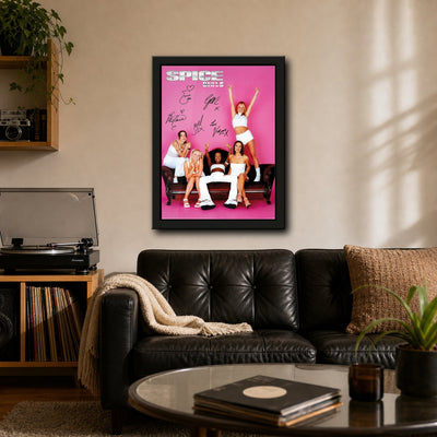 Spice Girls Signature Framed or Unframed 30x40cm Music Poster - Spice Girls wall art lifestyle wall mockup
