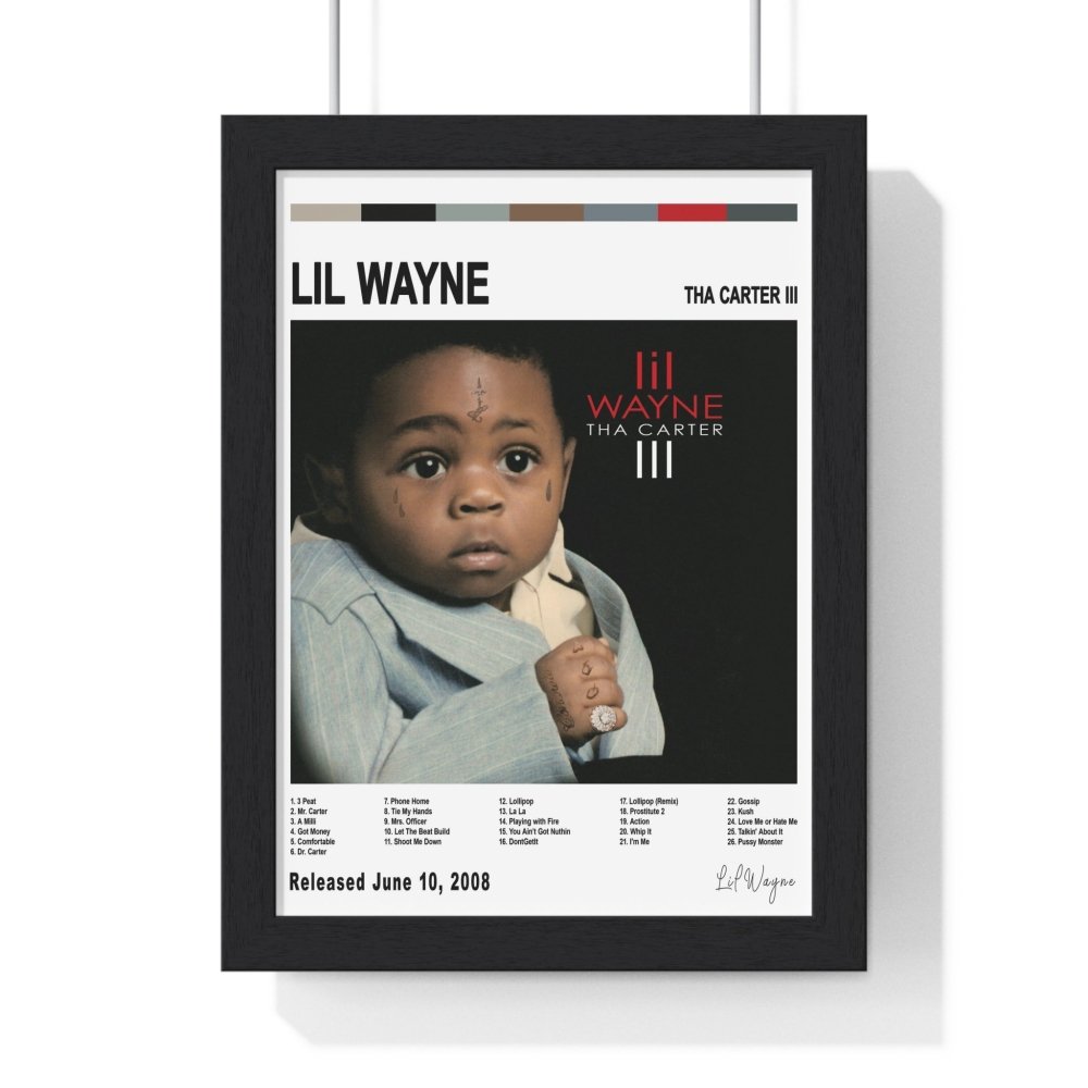 Lil Wayne - Tha Carter III Album Poster - Poster Kingz