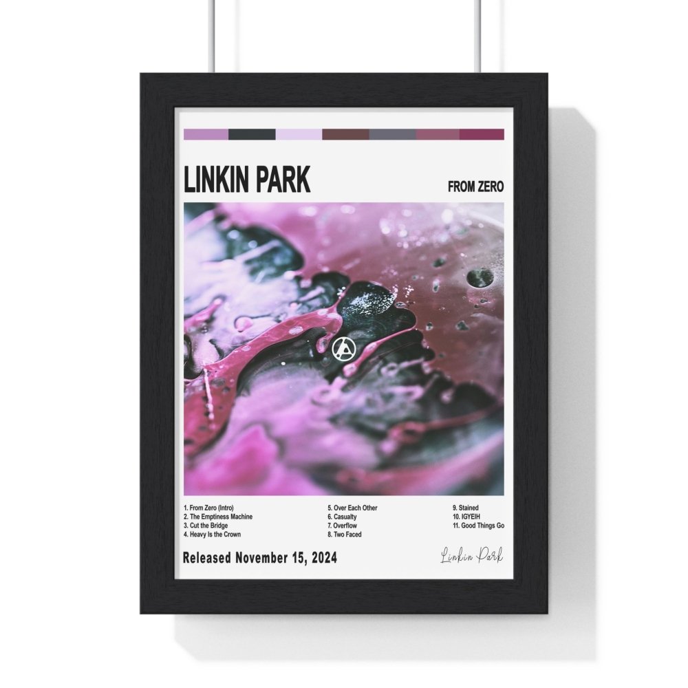 Linkin Park - Album Cover Poster - Poster Kingz - A5 (unframed) - From Zero - White