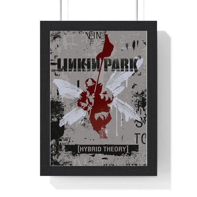Linkin Park Hybrid Theory Maxi Poster framed in a black frame