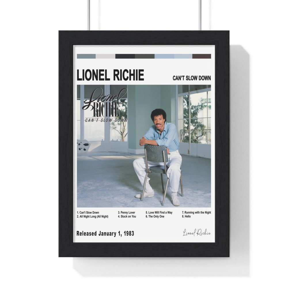 Lionel Richie - Can’t Slow Down Album Poster - Poster Kingz