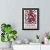Framed London Stadium West Ham map print