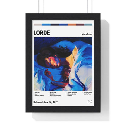 Lorde - Melodrama Album Cover Poster - Poster Kingz - A5 (unframed) - White - 