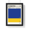 Los Angeles Rams Colour Swatch Print